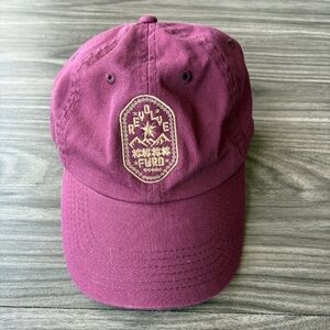 REVOLVE & FRWD Hat Maroon Adjustable